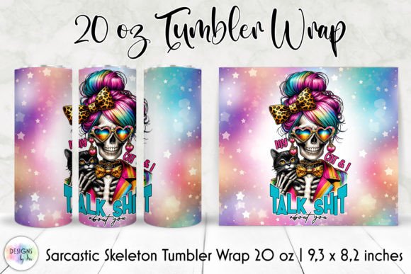 Download Sarcastic Skeleton Coffee Tumbler Wrap - Coffee tumbler Collection